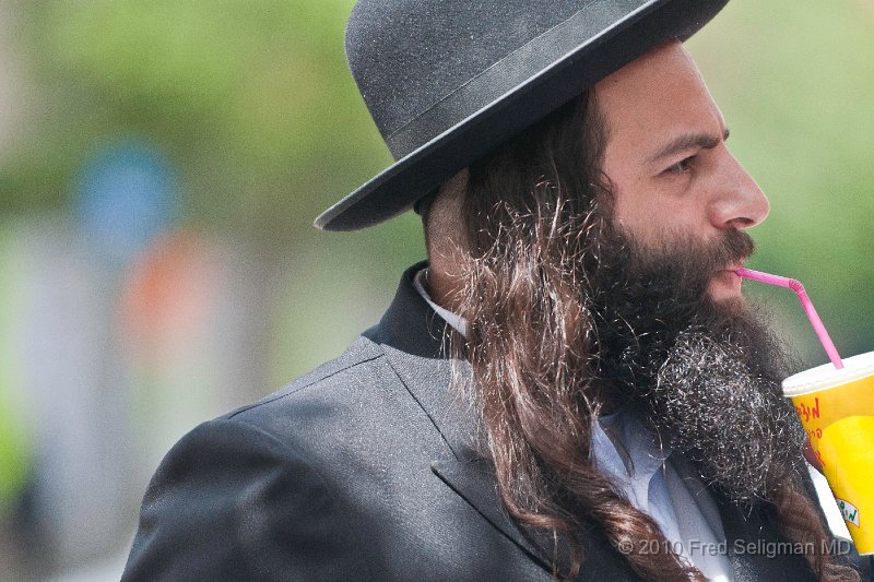 20100409_111952 D300.jpg - Man drinking a shake, Mea Shearim